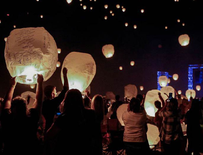 Night Lights Sky Lantern Festival Explore Tooele County